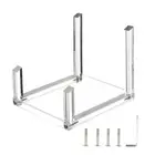 Acrylic Record Player Stand Turntable Stand with Vinyls Record Storage Stand