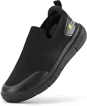 [FitVille] Mens Casual Slip On Trainers Extra Wide Fit Loafers Breathable Sneaker Comfortable Walking Shoes