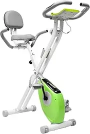 Folding Exercise Bike X Spin Upright Recumbent Stationary Indoor Cycling Trainer Home Workout Fitness Gym LCD Pulse Magnetic Resistance