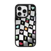 iPhone 16 Pro Mirror Case MagSafe Compatible Checkered by INKED by Dani