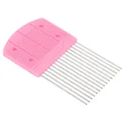 Paper Quilling Tool Comb Origami Carding Board Create Strip Loops Crafts, Pink