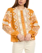 Johnny Was Ronnie Button-Down Blouse
