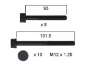 CYLINDER HEAD BOLTS KIT FOR Hyundai Terracan J3 2.9L KIA K2900 Grand Carnival (for: Hyundai)