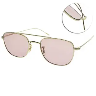 【Oliver Peoples】太陽眼鏡 Kress 雙桿飛行款(金-粉鏡片 #OV1238 5035)