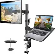 Laptop Monitor Mount, Single Monitor Desk Mount Holds 13-32 Inch Computer Screen