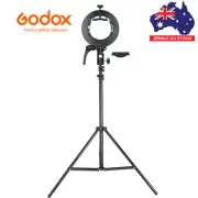Godox S2 Flash S-type Holder Bracket Bowens with 2m light stand KIT for studio
