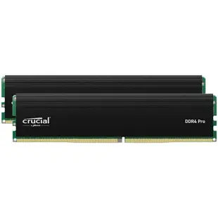 【最高22%回饋+299免運】Micron 美光 Crucial Pro 32GB(16G×2) DDR4 3200 雙通道 含散熱片 桌機記憶體★(7-11滿299免運)