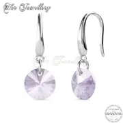 Circlet Hook Earrings (Lavender)