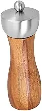 Ciieeo Hand Crank Pepper Grinder Elegant Wooden Mill with Ceramic Core for Precise Grinding Head for Kitchen Spices and Seasoning