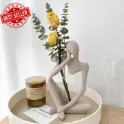 Thinker Statues and Sculptures, Sandstone Resin Thinker Statue Ornaments, Abstra