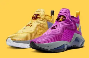 Nike LeBron Soldier 14 Lakers CK6047-500 鴛鴦 黃紫色 湖人 陰陽