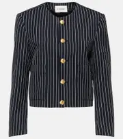 [Frame] Frame Pinstripe jacket AU 12 blue