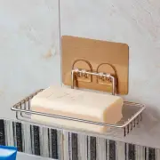 Sink Soap Dispenser Suction Cup Soap Dish Soap Tray Shower Toilet Soap Plate