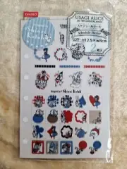 Daiso Anime Schedule Stickers - USAGI ALICE IN WONDERLAND - by Shinzi Katoli