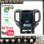 13.6" For Dodge Ram 1500 2500 2019-2021 Android 12 Car Stereo Radio Gps Carplay