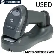 Symbol Zebra LI4278-SR20007WR 1D Wireless Handheld Barcode Scanner W/ USB Cradle