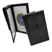 Perfect Fit FBI Double ID Case Outside Mount Badge Holder Oversize Credential