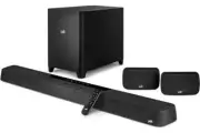 Polk Audio MAGNIFI MAX AX SR | 5.1.2 Dolby Atmos Soundbar Wireless Sub +Rears