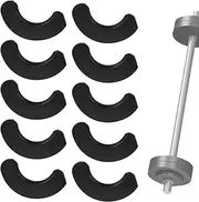 Generic Pvc Dumbbell Shockproof Pad, 10x Protective Fitness Mats, Durable Workout Equipment Accessory, Noise-Reducing Gym Pads For Safe Home And Gym Use