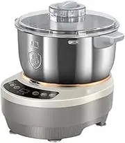 DarkSwan Dough Kneading Machine with Ferment Function, 304 Stainless Steel Professional Dough Mixer with Microcomputer Timing, 5L Capacity Split Design Dough Maker Machine for Easy Cleaning