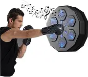 Upgraded Boxing traing Machine, Smart Music Wall Mounted Punching Sports Equipment Rechargeable LED Light, Hand/Eye/Speed Reaction for Kids/Adults/Home Workout/Stress Relief