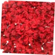 CODE FLORIST 2200 PCS Dark-Red Silk Rose Petals for 2 Inch Red-black