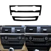 Piano Black Center Console A/C CD Panel Cover Trim For BMW X5 E70 X6 E71 2008-14 (for: BMW)