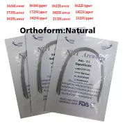 Alambre de Arco Dental de Ortodoncia Super Elástico Niti Rectangular Natural