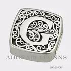Authentic Lori Bonn Bonn Bons Silver G is for Glam Slide Charm 29920XG