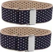 [VERDANVERSE] 1 Pair Elastic Shirt Sleeve Holders for Men and Women Slip Garters for French Cuff Shirts Durable Elastic Arm Bands for Secure Fit for Office and Events