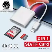 Lightning & Type-C to SD/TF Card Reader – Universal Memory Adapter for Devices