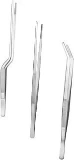 1 Set Stainless Tweezers Culinary Clamp for Cooking Grilling Plating Ergonomic Design Kitchen Tools for Fish Bone Removal Western Cuisine