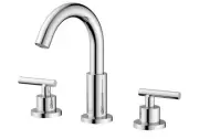Elegant Lighting FAV-1009 Leah 1.5 GPM Widespread Bathroom Faucet - Chrome