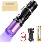 LIGHTFE Black Light UV Flashlight with LG UV 395Nm LED Source UV Light for Pe...