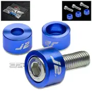 J2 ENGINE IGNITION DISTRIBUTOR METRIC CUP WASHER+BOLT/NUT KIT CIVIC EG/EM BLUE