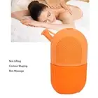 Facial Beauty Ice Roller With Brush Reusable Silicone Ice Cube Massager Skin BST