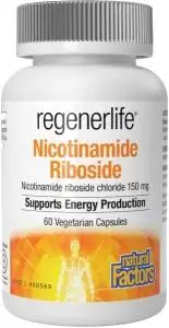 Natural Factors Regenerlife Nicotinamide Riboside 60vc