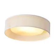 Close to Ceiling Lights, 14-inch White Flush Mount Ceiling Light Fixture with