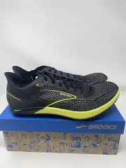 BROOKS Wire 7 Track Running Spike Cleats Mens Size 13 Black Yellow New