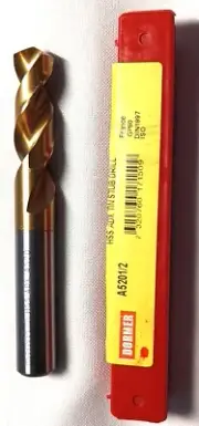 Dormer Drill-A520 1/2 HSS ADX TiIN Stub Drill -Pack of 1 New