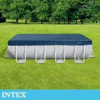 在飛比找momo購物網優惠-【INTEX】長方形泳池覆蓋布400x200cm(28037