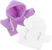 Totority 2 Pack Plush Bear Clothing Soft and Comfortable Dresses Stuffed Animal Outfits