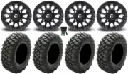 Fuel Vector MB 14" Wheels 28" Crawler XR Tires Polaris RZR XP 1000 / PRO XP