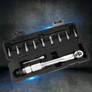 11 PCS MTB Bike Socket Spanners 5-25Nm Click Torque Wrench Car Maintenance Kit