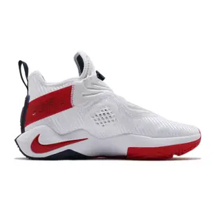 Nike 籃球鞋 Lebron Soldier XIV 男鞋 避震 包覆 明星款 LBJ 運動 球鞋 白 紅 CK6047100