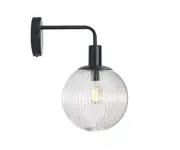 Legarda Clear Glass Round Ball Wall Light