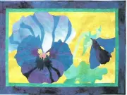 Pansy Applique Quilt Pattern by OCarol