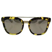 Dolce and Gabbana Dolce and Gabbana DG 4269 2969/5A - Cube Havana Lemon/Light Brown Gold by Dolce and Gabbana for Women - 54-20-140 mm Sunglasses