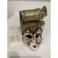 在飛比找蝦皮購物優惠-義大利威尼斯純手工陶瓷面具掛飾/面具嘉年華紀念/華麗音旋