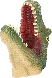 Interactive Dinosaur Hand Puppet for Soft Storytelling Accessory for Role Play and Learning for Home School and Creative Play